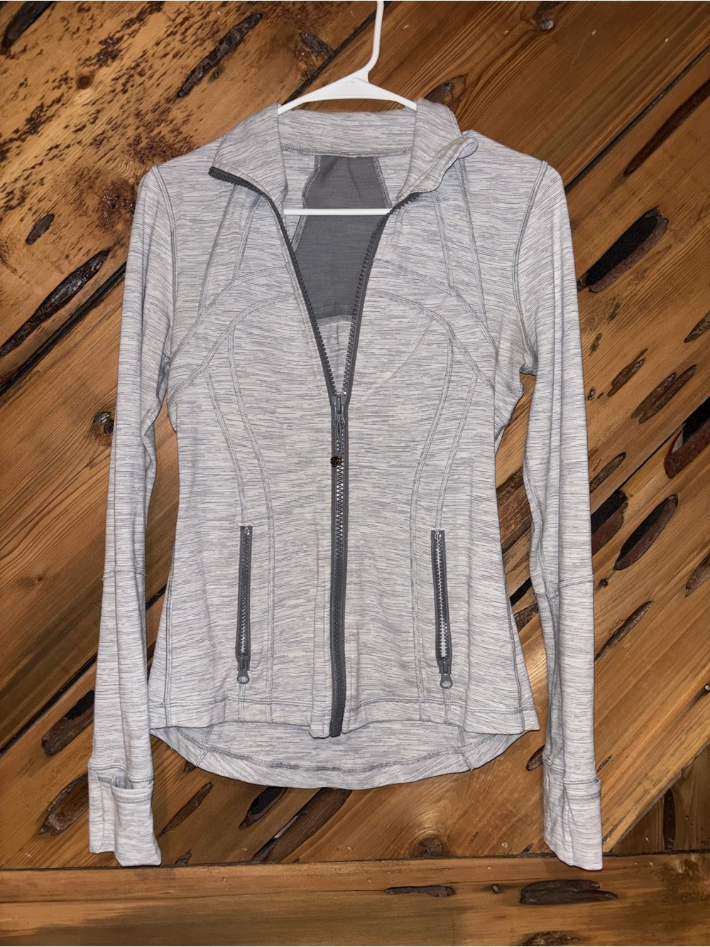 lululemon Heathered Light Gray Define Jacket